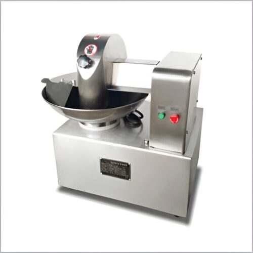 Bowl chopper with 5-liter capacity, compact dimensions (605×462×500mm), and 550W power, perfect for efficient chopping and mixing in commercial kitchens.