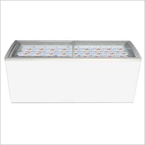 Glass Top freezer