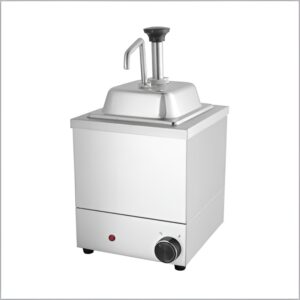 Compact hot chocolate dispenser with a 2L capacity.