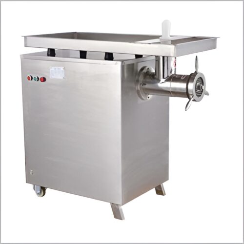 Meat mincer #42 with a 3Kw motor and a capacity of 600kg per hour, designed for efficient and high-performance meat mincing in commercial kitchens.