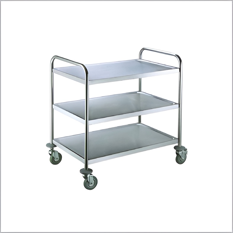 SS 3 Tier Service Cart atoz