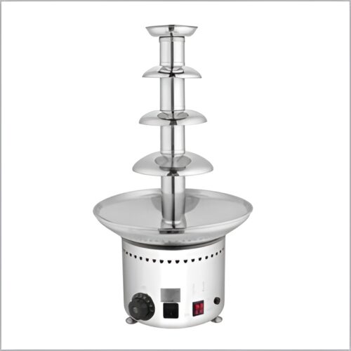 Stainless steel chocolate fountain with 4 tiers