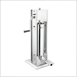 Compact and durable sausage stuffer with dimensions of 300×300×795mm and a 7-liter capacity