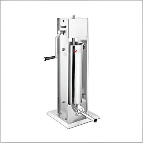 Compact and durable sausage stuffer with dimensions of 300×300×795mm and a 7-liter capacity