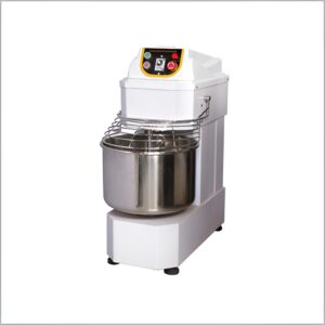 Spiral mixer with a 40-liter capacity, stainless steel construction, and 2.2Kw power