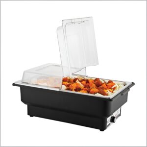 Rectangular Electric Chafer W/ PC Flip Top Cover