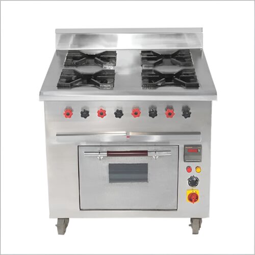 four burner range oven